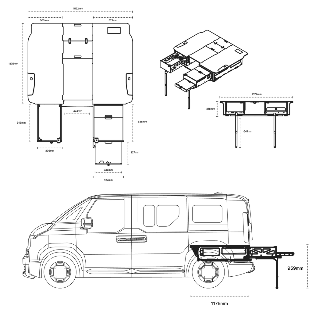 VanLab x Kia PV5 Camping Kit